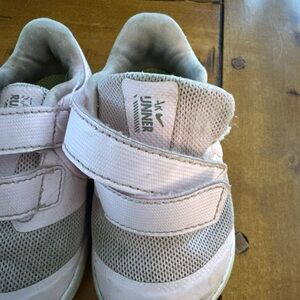 Nike Kids Pink and Gray Sneakers
